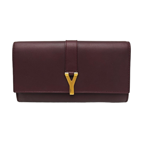 CHYC Y LIGNE Calfskin Red Wallet