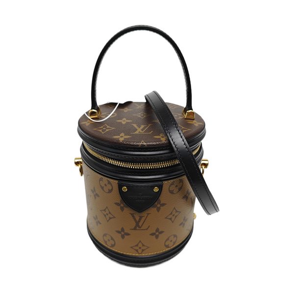 CANNES PM Monogram Coated Canvas Brown