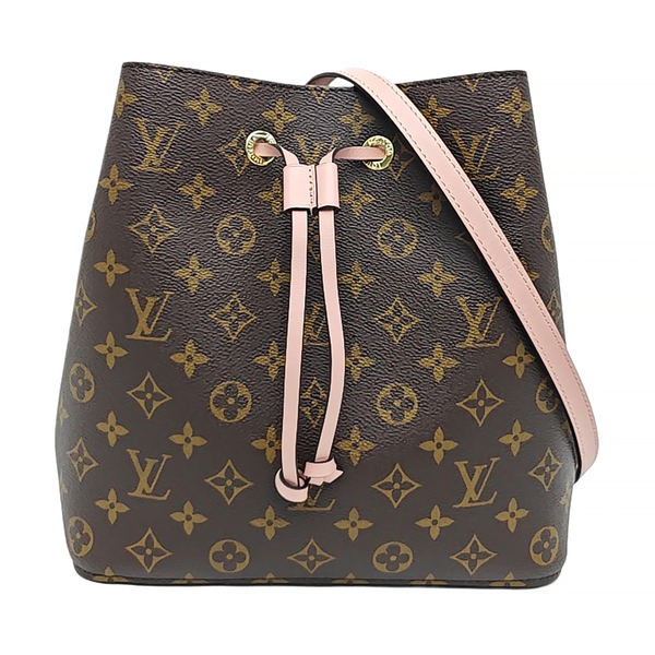 NÉONOÉ MM Monogram Coated Canvas Brown
