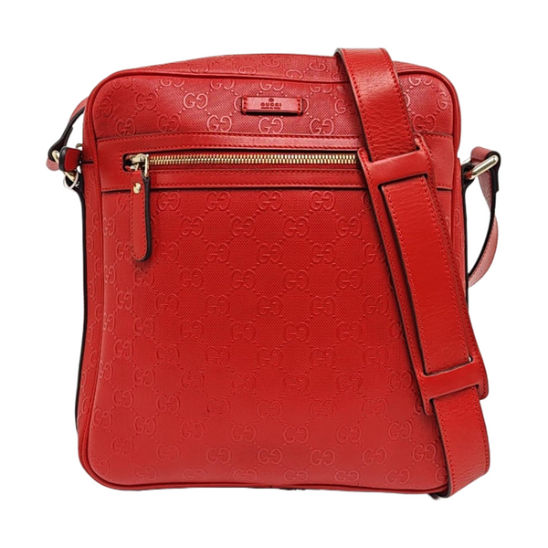 Calfskin Shoulder Bag Red
