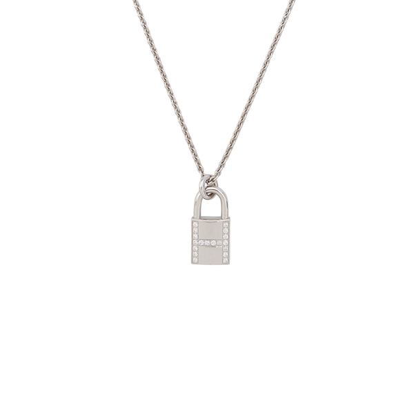 Kelly Cadenas 18k White Gold Silver Necklace