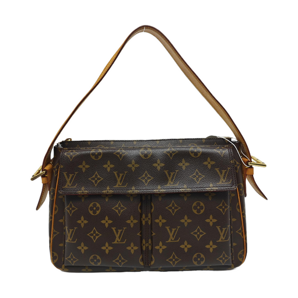 VIVA CITE Monogram Coated Canvas Brown