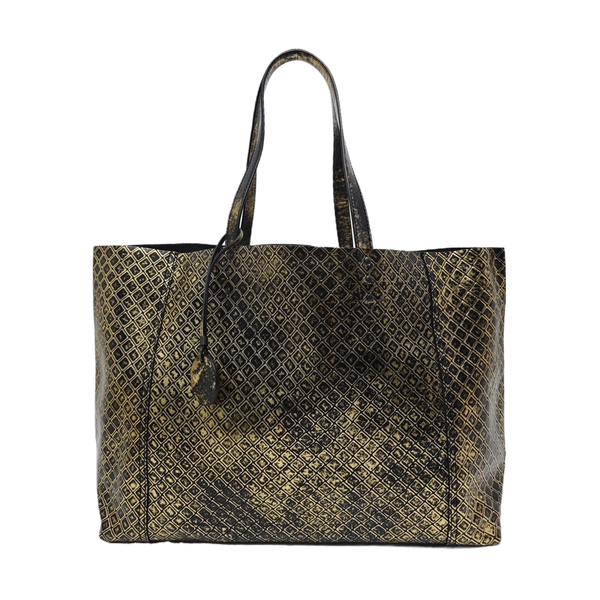 Calfskin Tote Bag Gold