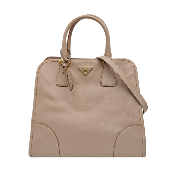 Saffiano Calfskin Tote Bag Pink
