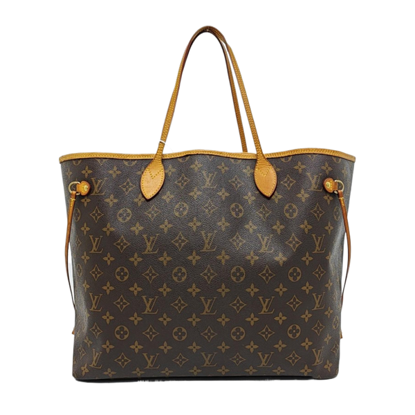 NEVERFULL GM Monogram Coated Canvas Brown