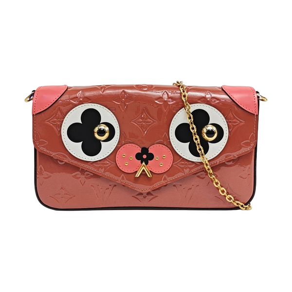 FÉLICIE Monogram Patent Leather Pink