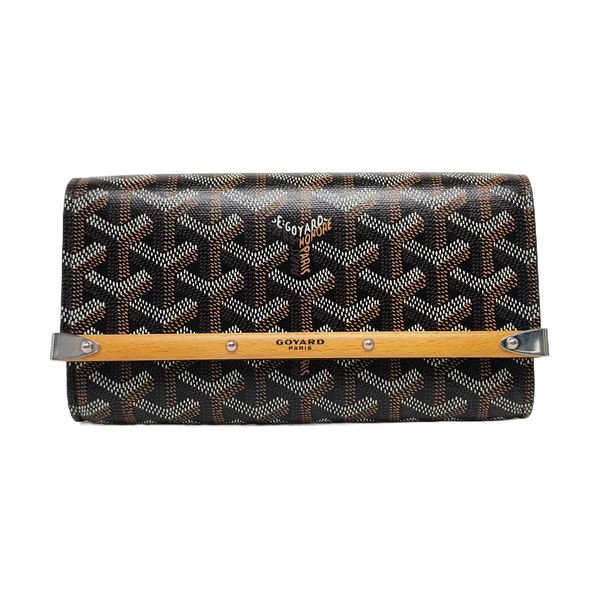 Monte-Carlo Mini Coated Canvas Black Wallet