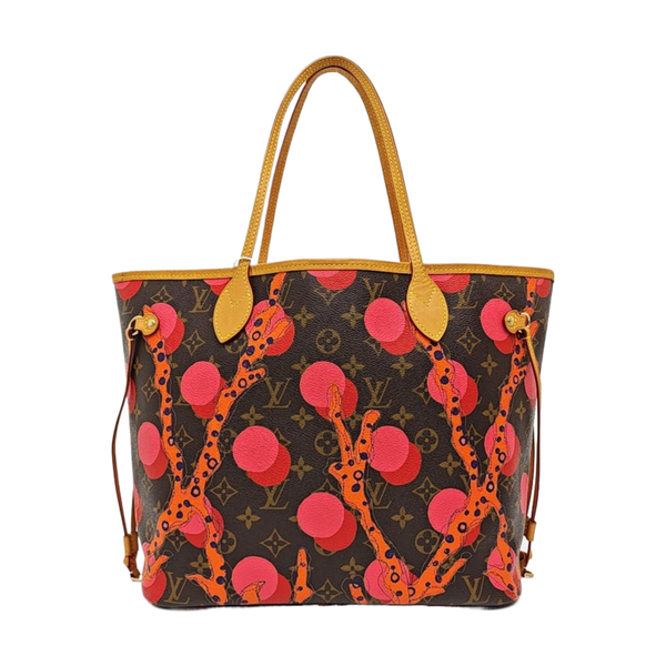 NEVERFULL MM Monogram Coated Canvas Brown