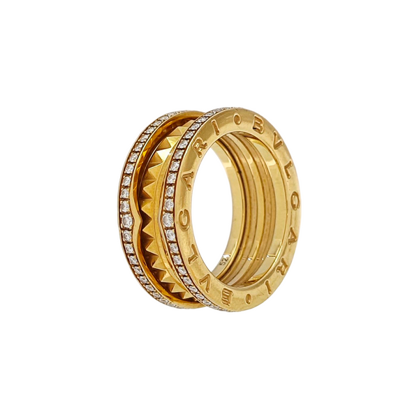 B.ZERO1 18k Gold Ring EU 52