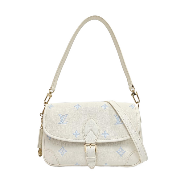 DIANE Monogram Calfskin White