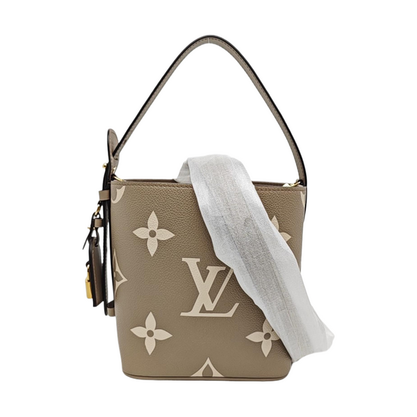 ALL IN BB Monogram Calfskin Gray