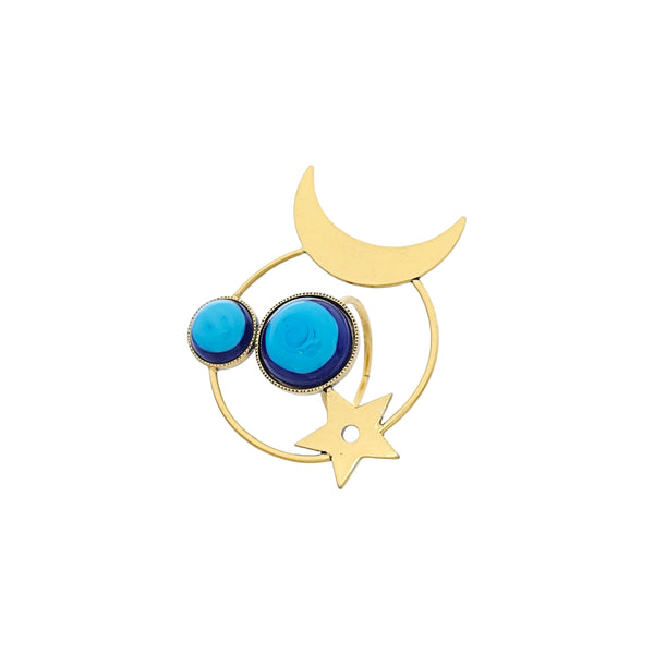 Metal Gold Ring EU 52