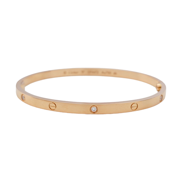 LOVE 18k Rose Gold Bangle
