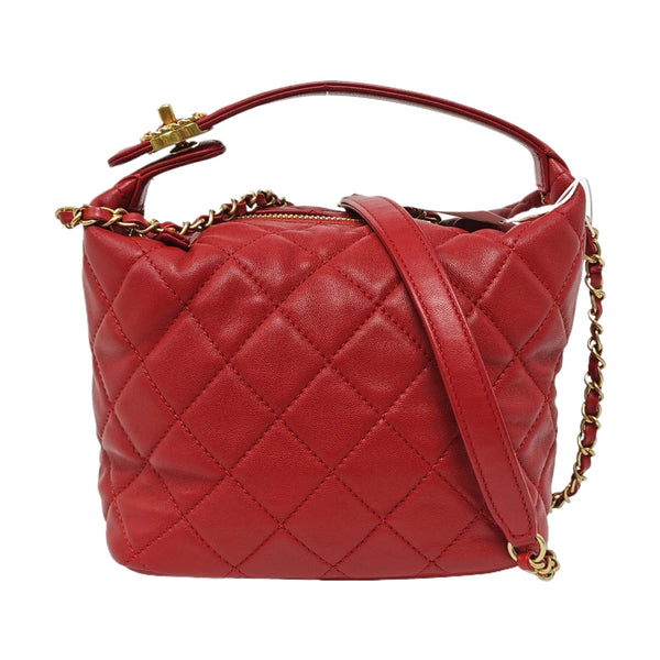 HOBO Quilted Lambskin Red
