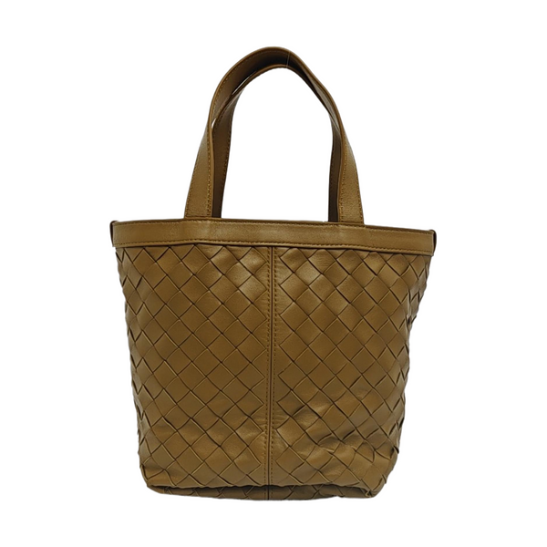 Lambskin Tote Bag Brown