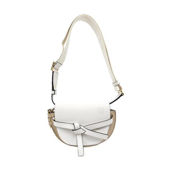 Gate Mini Calfskin White