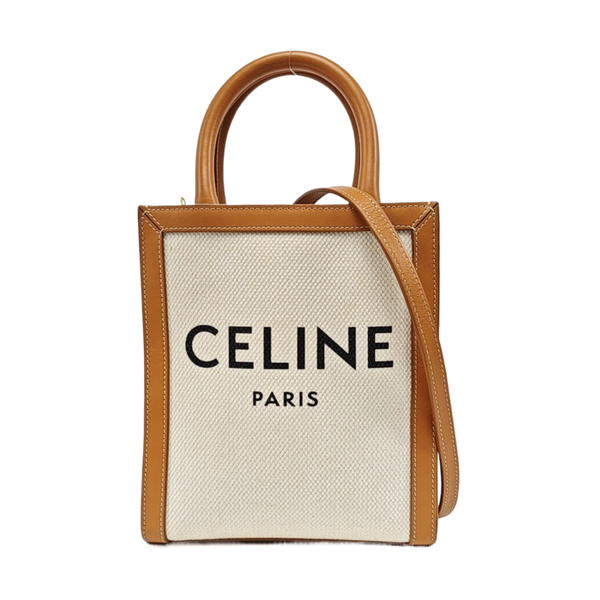 CABAS CELINE Mini Canvas White