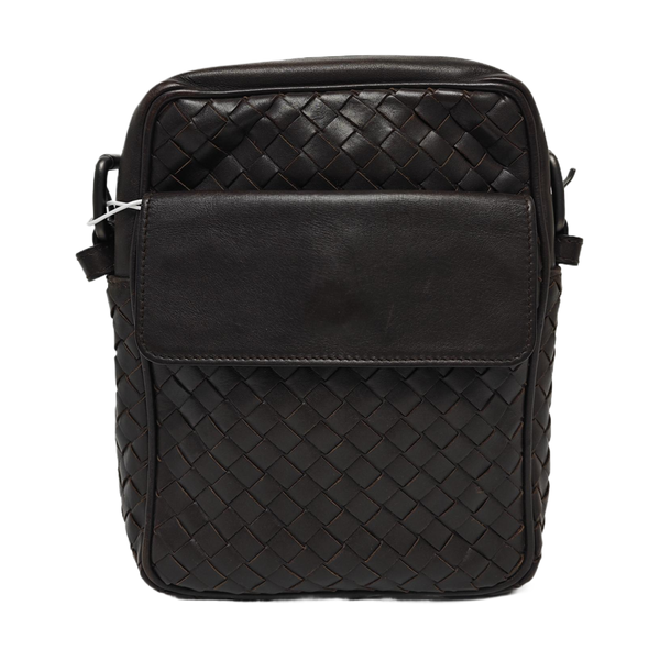 Calfskin Shoulder Bag Brown
