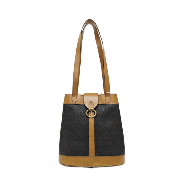 Oblique Coated Canvas Black