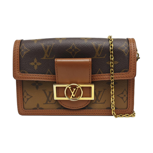 DAUPHINE WOC Monogram Coated Canvas Brown