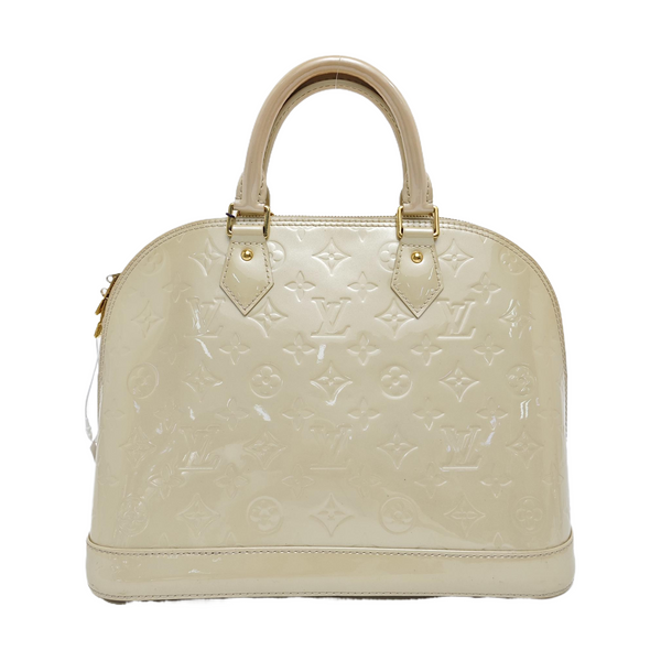 ALMA PM Patent Leather Beige