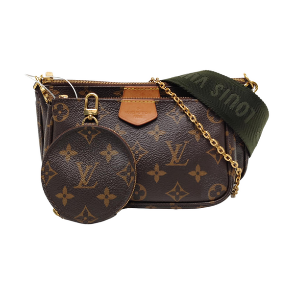 MULTI Monogram Coated Canvas Brown