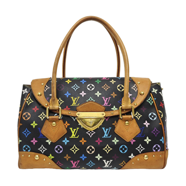 LV × TM BEVERLY GM Monogram Coated Canvas Black