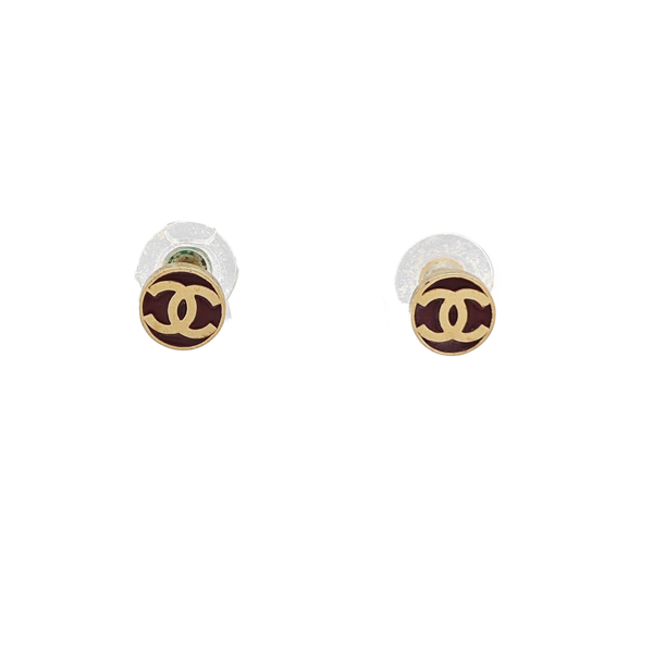 Metal Gold Stud Earrings