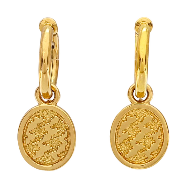 Metal Gold Earrings