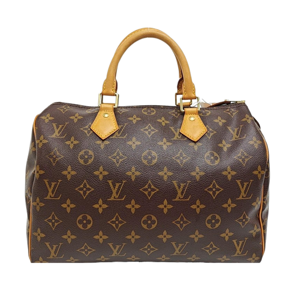 SPEEDY 30 Monogram Coated Canvas Brown