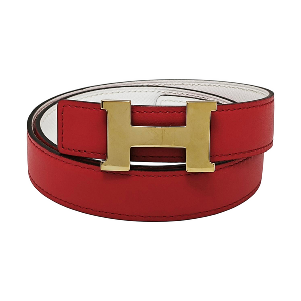 Leather Belt Red