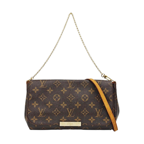 FAVORITE PM Monogram Coated Canvas Brown