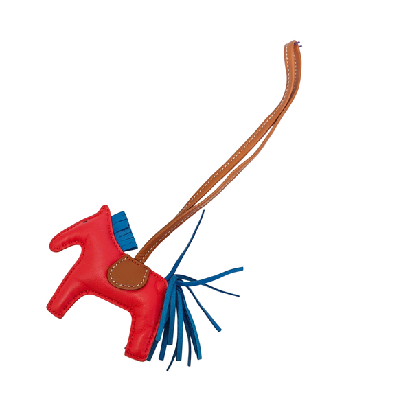 Leather Bag Charm Multicolor