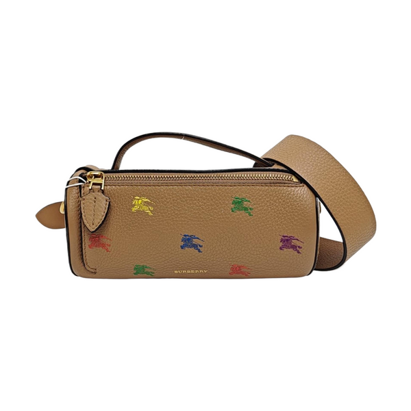 Calfskin Shoulder Bag Brown