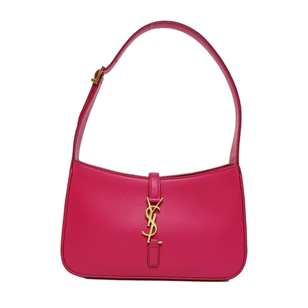 Authenticated pre-owned LE 5 À 7 Calfskin Pink - Top Handle Bag at Looply