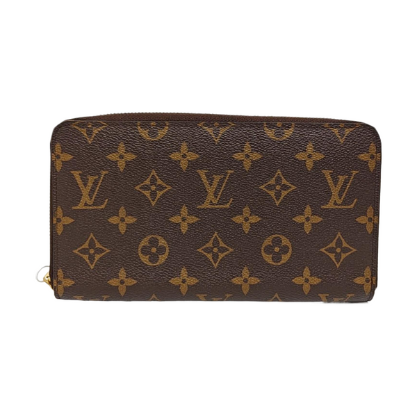 ZIPPY Monogram Coated Canvas Brown Wallet