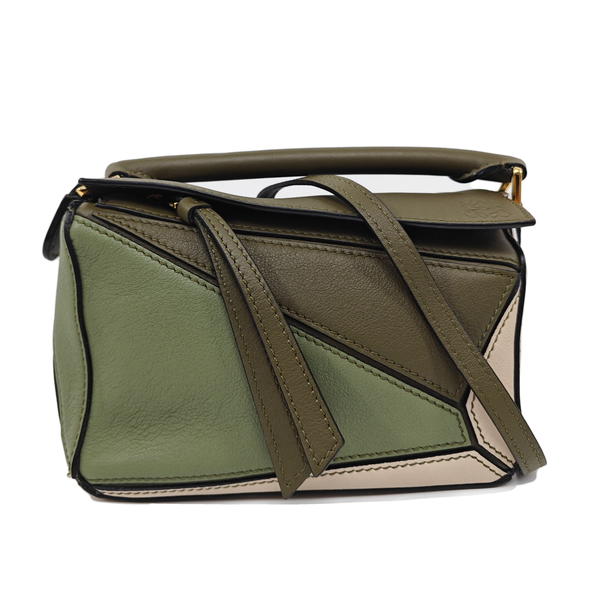 Puzzle Mini Calfskin Multicolor