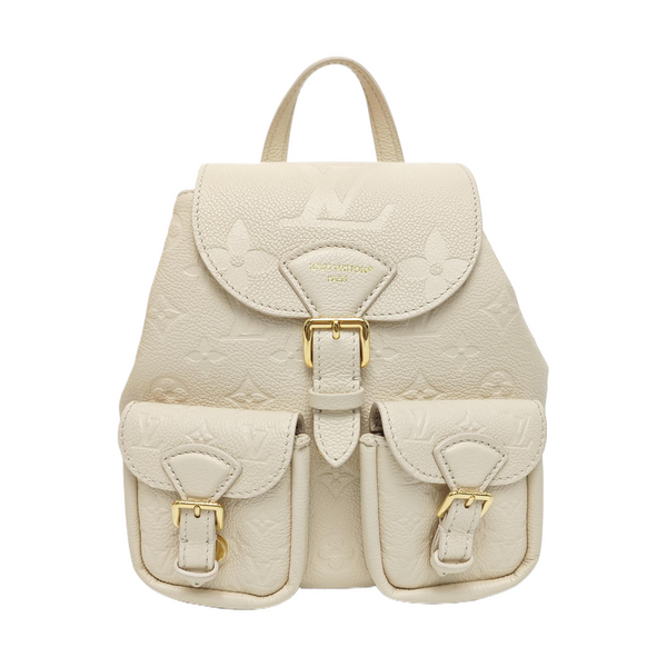 BACKUP Monogram Calfskin White