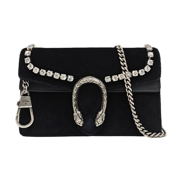 Dionysus Super Mini Velvet Black