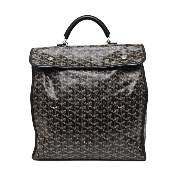 Saint Léger Coated Canvas Black