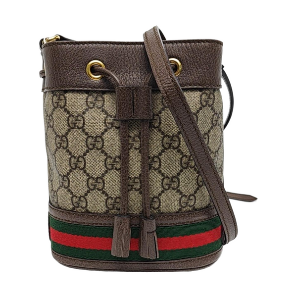Ophidia Mini Monogram Coated Canvas Beige