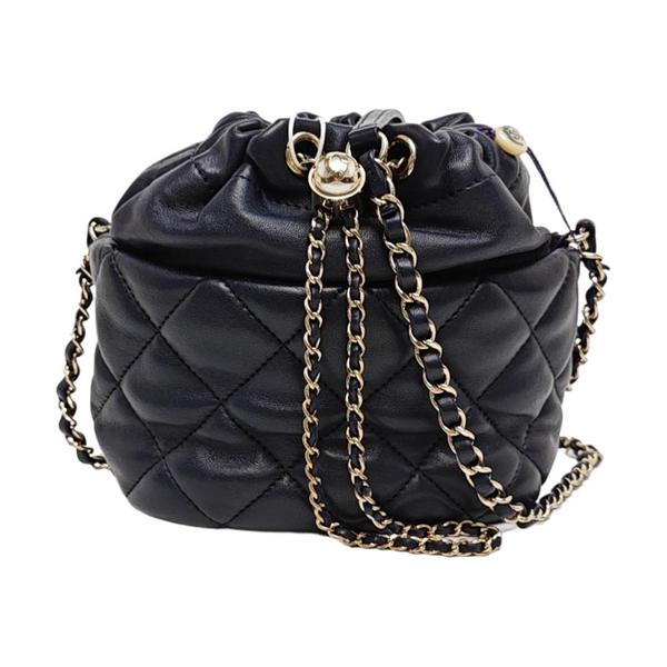 Quilted Lambskin Blue