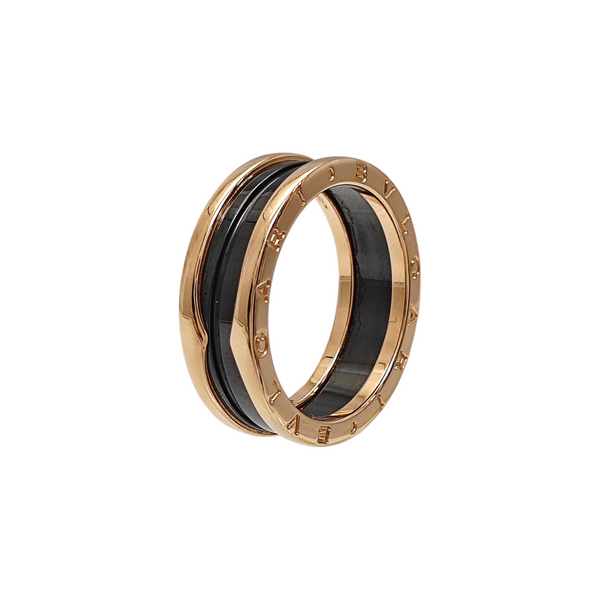 B.ZERO1 18k Rose Gold Ring EU 66