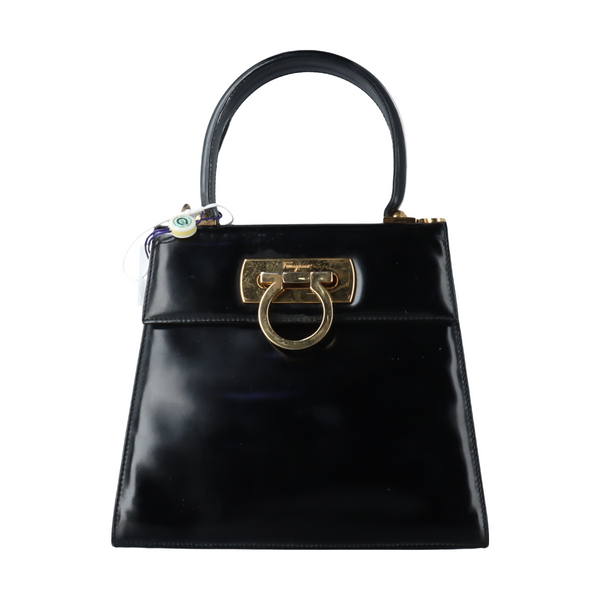 Kelly Patent Leather Black