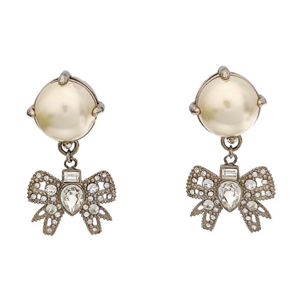 Metal Silver Earrings