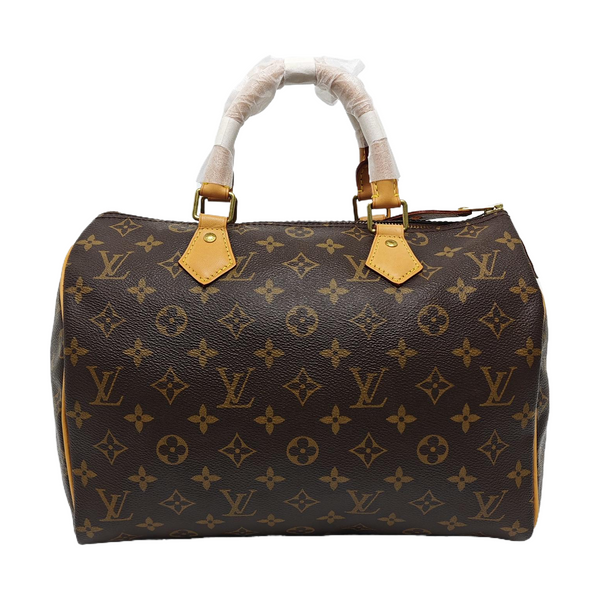 SPEEDY 30 Monogram Coated Canvas Brown