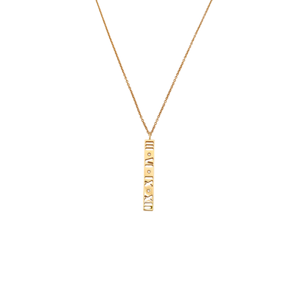 Atlas 18k Gold Rose Gold Necklace