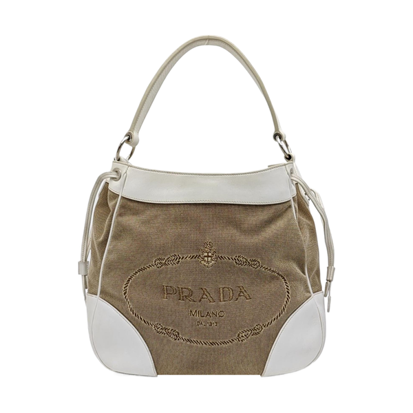 Fabric Tote Bag Beige