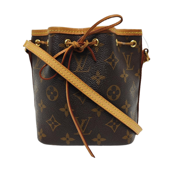 NÉONOÉ Nano Lona Revestida Monogram Marrón