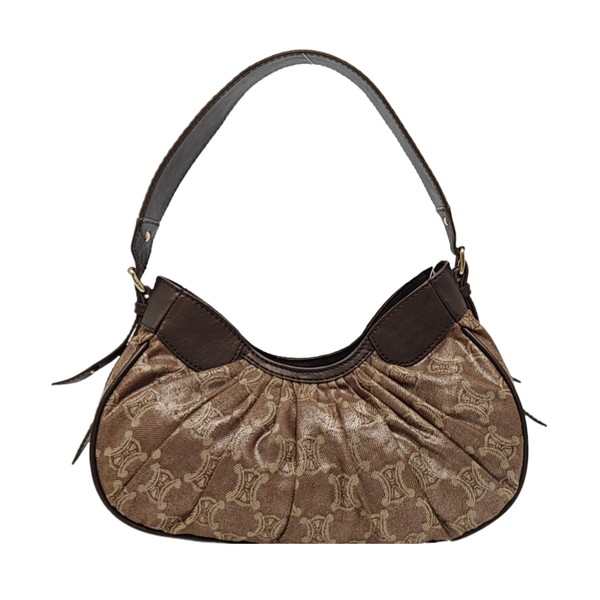 Canvas Top Handle Bag Brown